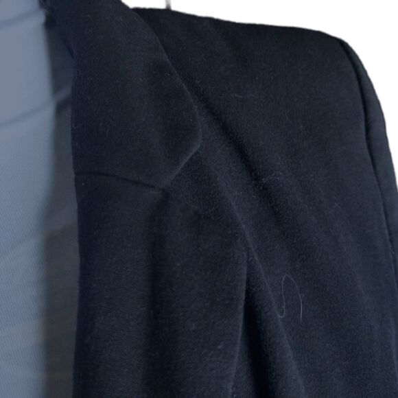 H&M Black Soft Blazer Jacket with Tulip Hem - Picture 8 of 13